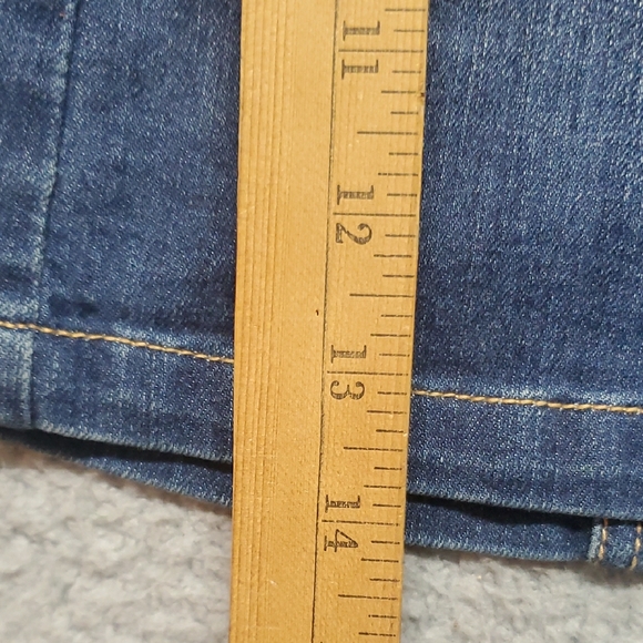 American Eagle Outfitters Denim Button-Front Women's Denim Mini Skirt Size 0 - Picture 5 of 6